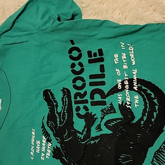 Oshkosh, Boy's T-shirt Size 8, Crocodile - Picture 3 of 12